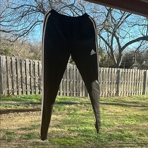 adidas Black Sweatpants youth boys xl Full Length and Smooth black